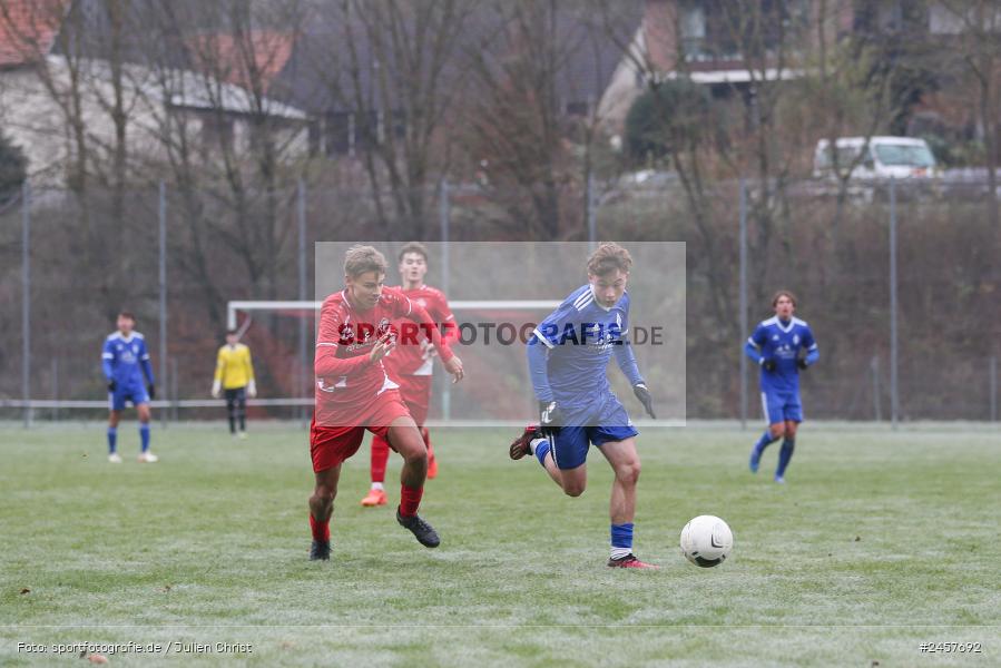 Walter-Dosch-Sportanlage, Reichenberg, 01.12.2024, sport, action, Fussball, BFV, 14. Spieltag, Bayernliga U19, FC Deisenhofen, FC Würzburger Kickers - Bild-ID: 2457692