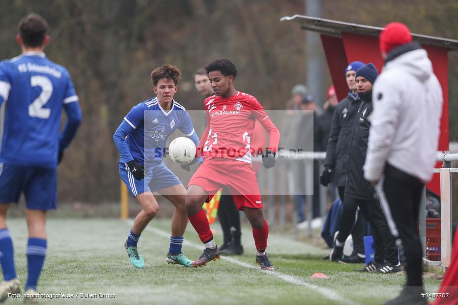 Walter-Dosch-Sportanlage, Reichenberg, 01.12.2024, sport, action, Fussball, BFV, 14. Spieltag, Bayernliga U19, FC Deisenhofen, FC Würzburger Kickers - Bild-ID: 2457707