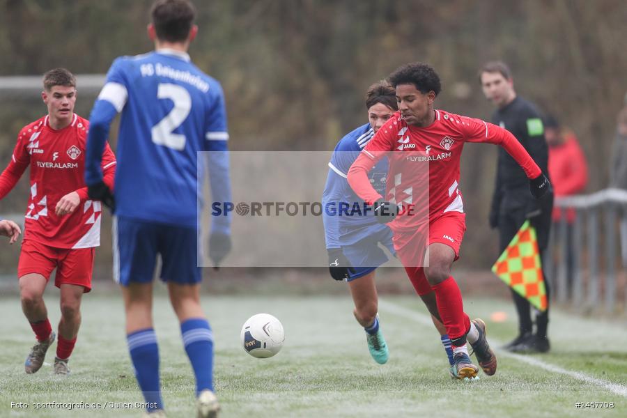 Walter-Dosch-Sportanlage, Reichenberg, 01.12.2024, sport, action, Fussball, BFV, 14. Spieltag, Bayernliga U19, FC Deisenhofen, FC Würzburger Kickers - Bild-ID: 2457708