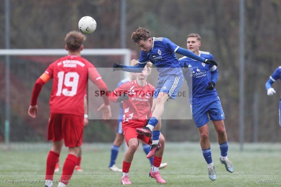 Walter-Dosch-Sportanlage, Reichenberg, 01.12.2024, sport, action, Fussball, BFV, 14. Spieltag, Bayernliga U19, FC Deisenhofen, FC Würzburger Kickers - Bild-ID: 2457780