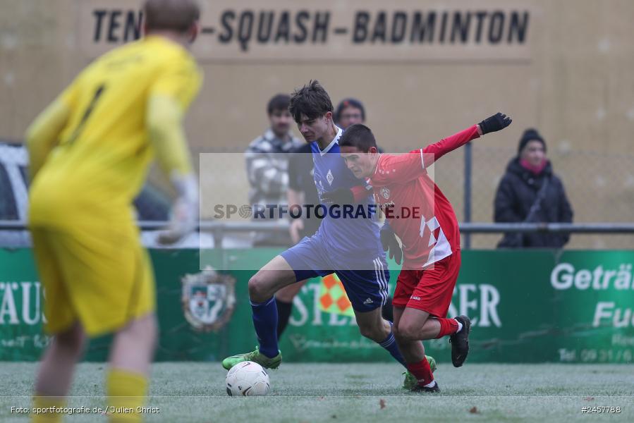 Walter-Dosch-Sportanlage, Reichenberg, 01.12.2024, sport, action, Fussball, BFV, 14. Spieltag, Bayernliga U19, FC Deisenhofen, FC Würzburger Kickers - Bild-ID: 2457788