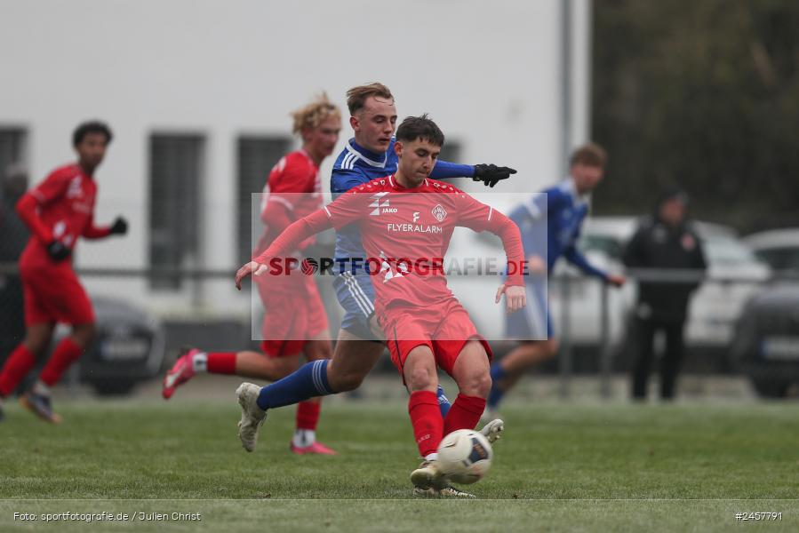 Walter-Dosch-Sportanlage, Reichenberg, 01.12.2024, sport, action, Fussball, BFV, 14. Spieltag, Bayernliga U19, FC Deisenhofen, FC Würzburger Kickers - Bild-ID: 2457791
