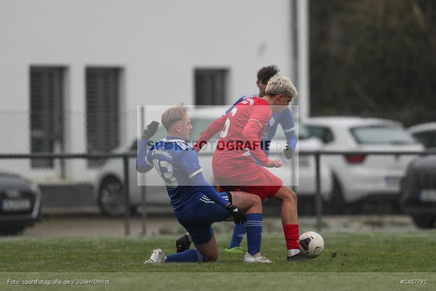 Walter-Dosch-Sportanlage, Reichenberg, 01.12.2024, sport, action, Fussball, BFV, 14. Spieltag, Bayernliga U19, FC Deisenhofen, FC Würzburger Kickers - Bild-ID: 2457792