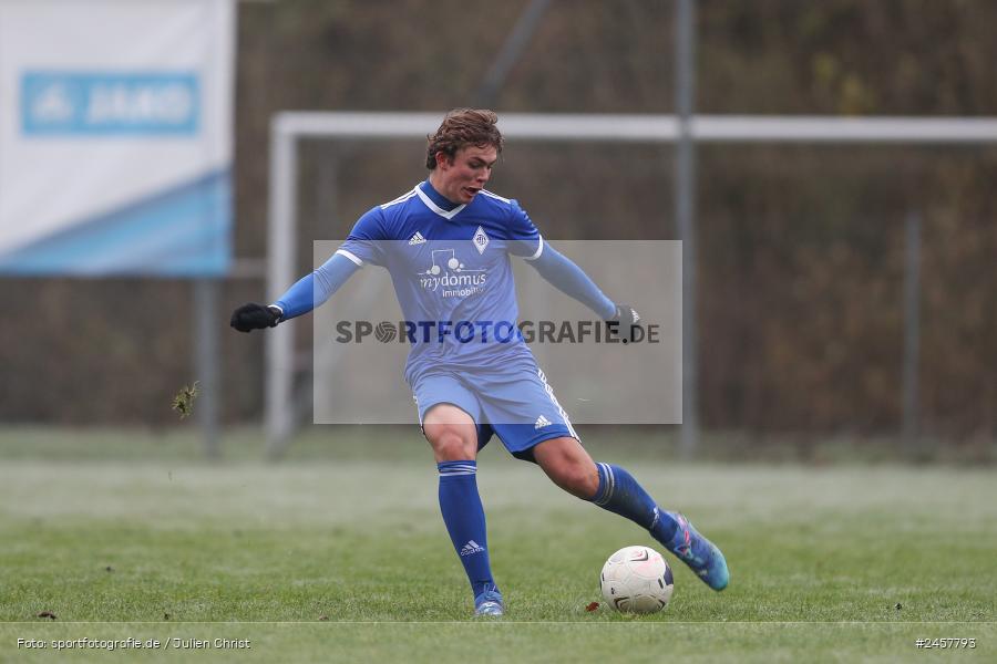 Walter-Dosch-Sportanlage, Reichenberg, 01.12.2024, sport, action, Fussball, BFV, 14. Spieltag, Bayernliga U19, FC Deisenhofen, FC Würzburger Kickers - Bild-ID: 2457793