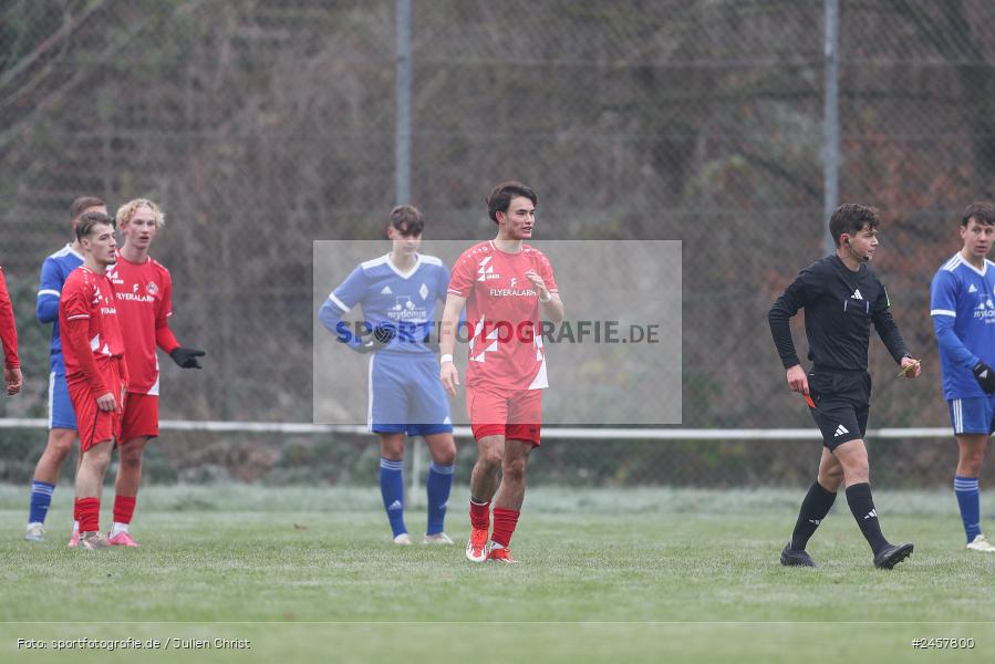 Walter-Dosch-Sportanlage, Reichenberg, 01.12.2024, sport, action, Fussball, BFV, 14. Spieltag, Bayernliga U19, FC Deisenhofen, FC Würzburger Kickers - Bild-ID: 2457800