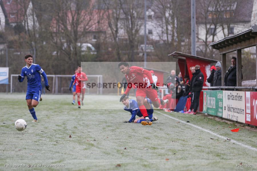 Walter-Dosch-Sportanlage, Reichenberg, 01.12.2024, sport, action, Fussball, BFV, 14. Spieltag, Bayernliga U19, FC Deisenhofen, FC Würzburger Kickers - Bild-ID: 2457802