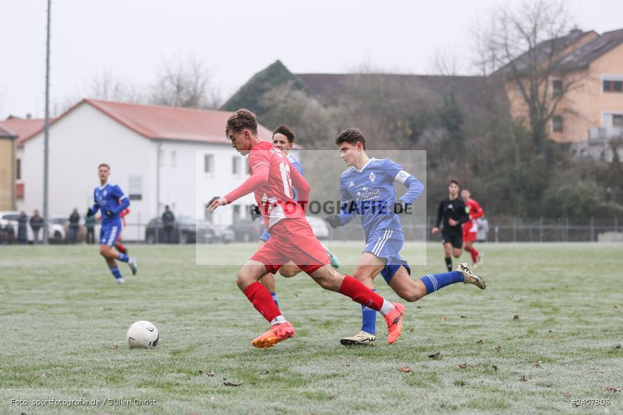 Walter-Dosch-Sportanlage, Reichenberg, 01.12.2024, sport, action, Fussball, BFV, 14. Spieltag, Bayernliga U19, FC Deisenhofen, FC Würzburger Kickers - Bild-ID: 2457803