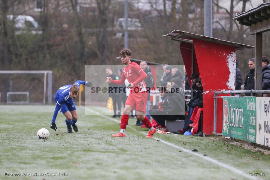 Walter-Dosch-Sportanlage, Reichenberg, 01.12.2024, sport, action, Fussball, BFV, 14. Spieltag, Bayernliga U19, FC Deisenhofen, FC Würzburger Kickers - Bild-ID: 2457812