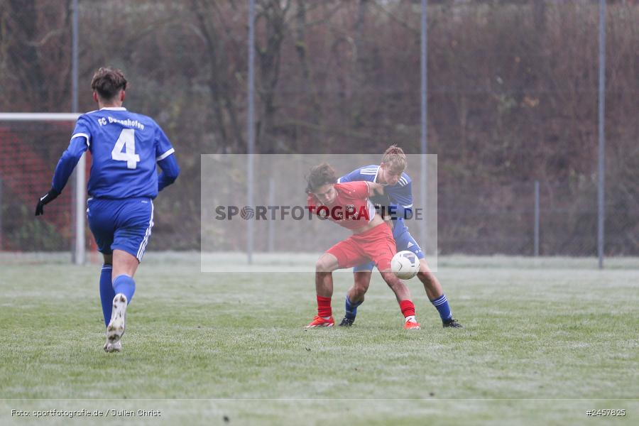 Walter-Dosch-Sportanlage, Reichenberg, 01.12.2024, sport, action, Fussball, BFV, 14. Spieltag, Bayernliga U19, FC Deisenhofen, FC Würzburger Kickers - Bild-ID: 2457825