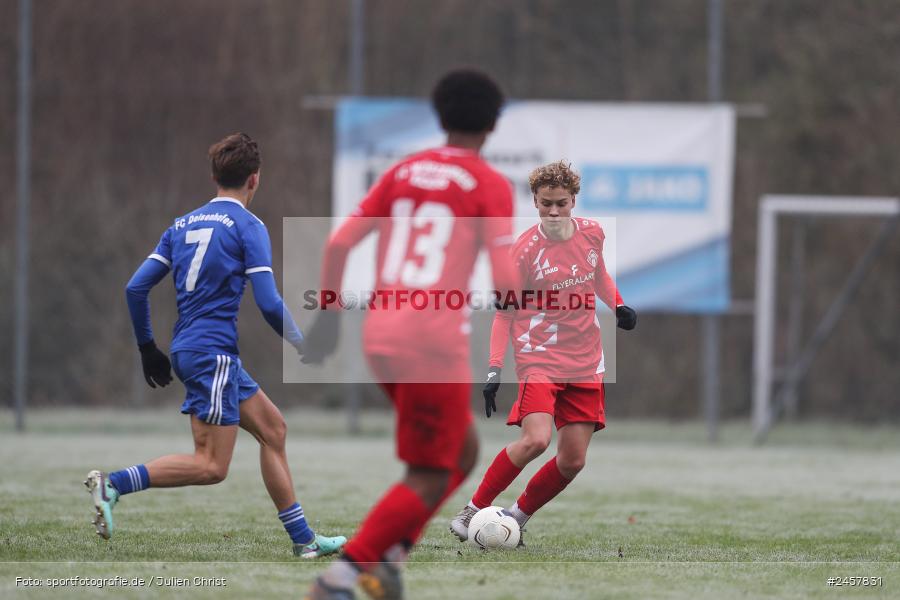Walter-Dosch-Sportanlage, Reichenberg, 01.12.2024, sport, action, Fussball, BFV, 14. Spieltag, Bayernliga U19, FC Deisenhofen, FC Würzburger Kickers - Bild-ID: 2457831