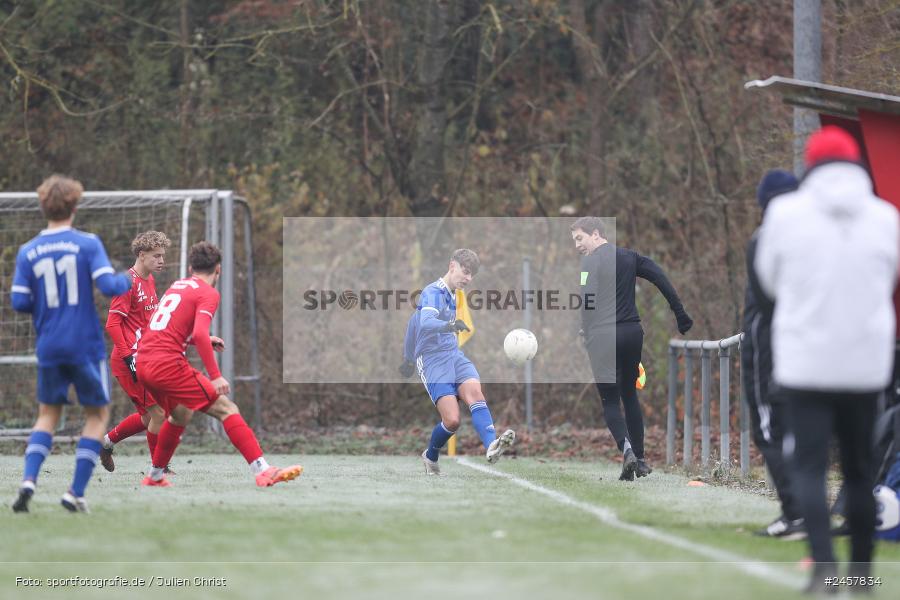 Walter-Dosch-Sportanlage, Reichenberg, 01.12.2024, sport, action, Fussball, BFV, 14. Spieltag, Bayernliga U19, FC Deisenhofen, FC Würzburger Kickers - Bild-ID: 2457834