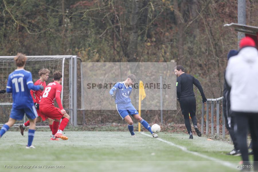 Walter-Dosch-Sportanlage, Reichenberg, 01.12.2024, sport, action, Fussball, BFV, 14. Spieltag, Bayernliga U19, FC Deisenhofen, FC Würzburger Kickers - Bild-ID: 2457835