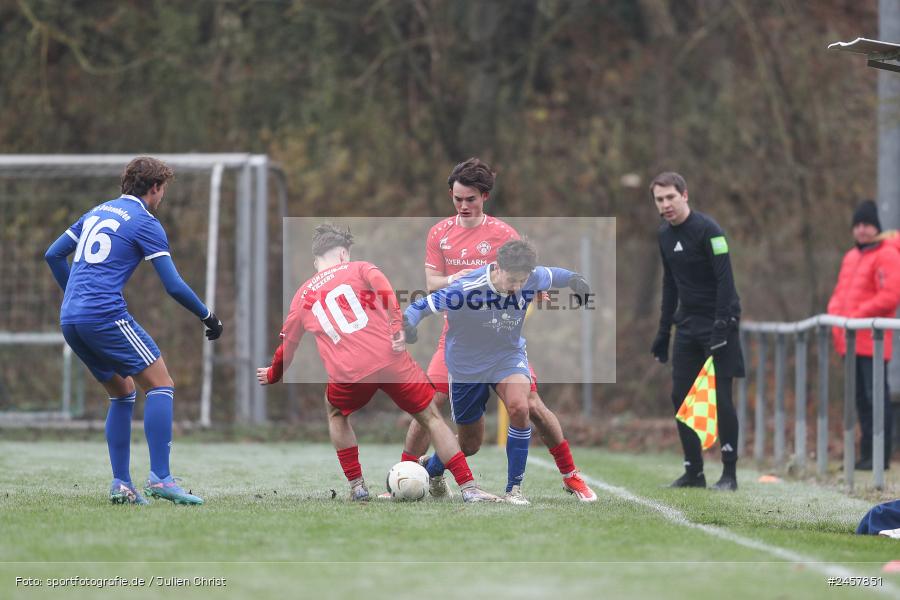 Walter-Dosch-Sportanlage, Reichenberg, 01.12.2024, sport, action, Fussball, BFV, 14. Spieltag, Bayernliga U19, FC Deisenhofen, FC Würzburger Kickers - Bild-ID: 2457851 Walter-Dosch-Sportanlage, Reichenberg, 01.12.2024, sport, action, Fussball, BFV, 14. Spieltag, Bayernliga U19, FC Deisenhofen, FC Würzburger Kickers - Bild-ID: 2457851