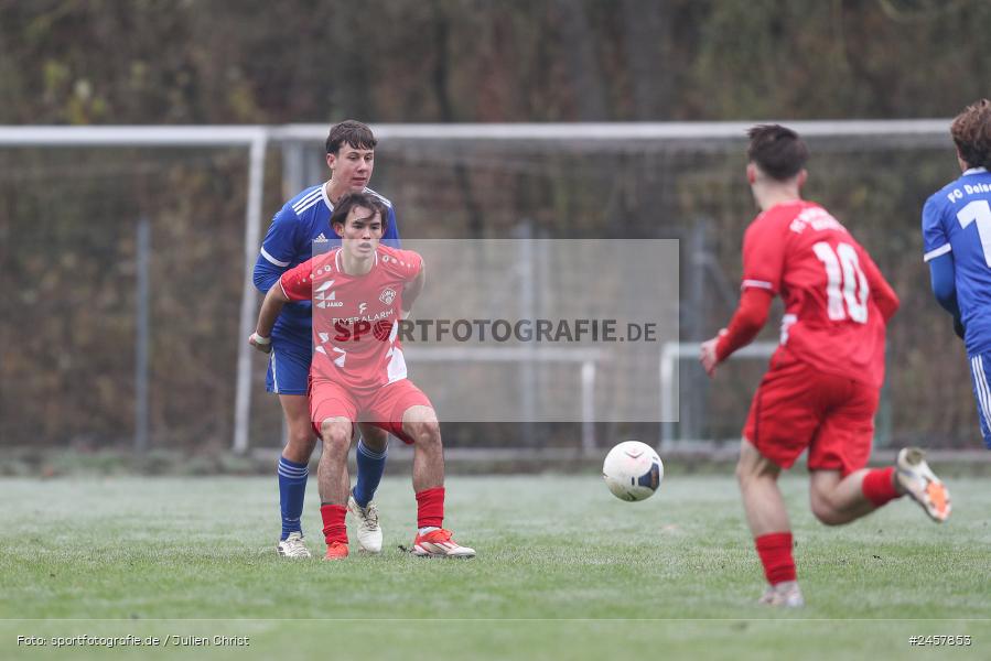 Walter-Dosch-Sportanlage, Reichenberg, 01.12.2024, sport, action, Fussball, BFV, 14. Spieltag, Bayernliga U19, FC Deisenhofen, FC Würzburger Kickers - Bild-ID: 2457853