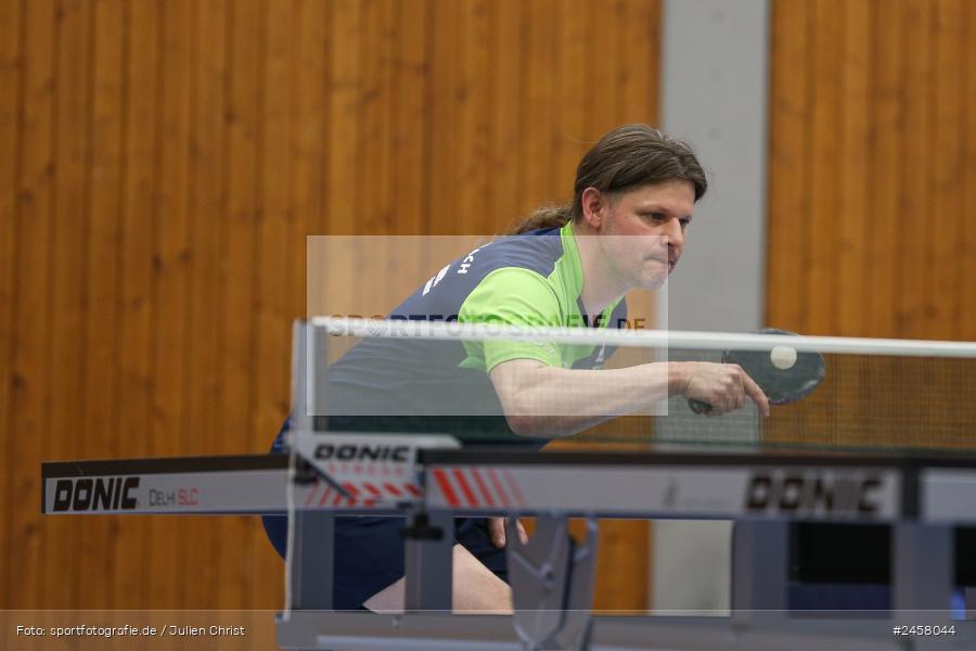 sport, action, Tischtennis, TSV Mehrzweckhalle, TSV 1891 Himmelstadt, TSV, SVHR, SV Hausen-Rohrbach, Himmelstadt, Herren Bezirksklasse A Gruppe 4 Ost, BTTV, 06.12.2024 - Bild-ID: 2458044
