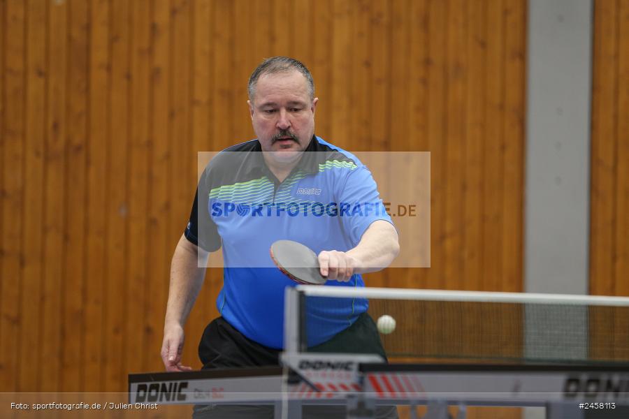 sport, action, Tischtennis, TSV Mehrzweckhalle, TSV 1891 Himmelstadt, TSV, SVHR, SV Hausen-Rohrbach, Himmelstadt, Herren Bezirksklasse A Gruppe 4 Ost, BTTV, 06.12.2024 - Bild-ID: 2458113