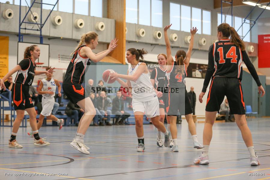 Hans-Wilhelm-Renkhoff-Halle, Marktheidenfeld, 07.12.2024, sport, action, Basketball, RLS, Regionalliga Damen HR-Nord, DJK, TVM, DJK Neustadt a.d. Waldnaab, TV Marktheidenfeld - Bild-ID: 2458191