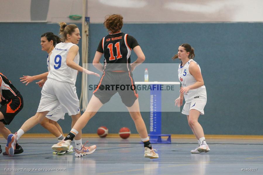 Hans-Wilhelm-Renkhoff-Halle, Marktheidenfeld, 07.12.2024, sport, action, Basketball, RLS, Regionalliga Damen HR-Nord, DJK, TVM, DJK Neustadt a.d. Waldnaab, TV Marktheidenfeld - Bild-ID: 2458227