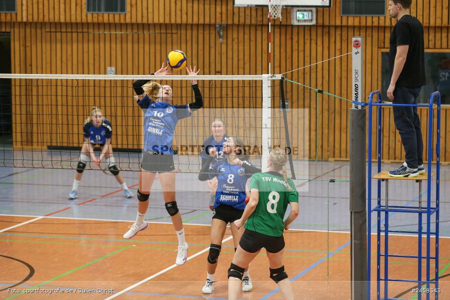 sport, action, WON, Volleyball, TSV Wonfurt, Marktheidenfeld, Main-Spessart-Halle, DJK Karbach, DJK, Bezirksliga Unterfranken, 07.12.2024 - Bild-ID: 2458343 sport, action, WON, Volleyball, TSV Wonfurt, Marktheidenfeld, Main-Spessart-Halle, DJK Karbach, DJK, Bezirksliga Unterfranken, 07.12.2024 - Bild-ID: 2458343