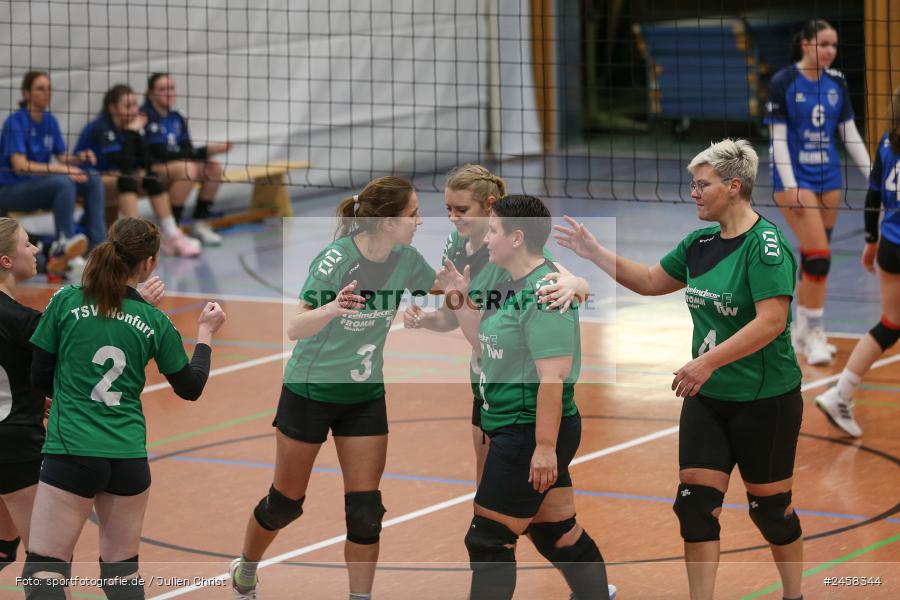 sport, action, WON, Volleyball, TSV Wonfurt, Marktheidenfeld, Main-Spessart-Halle, DJK Karbach, DJK, Bezirksliga Unterfranken, 07.12.2024 - Bild-ID: 2458344