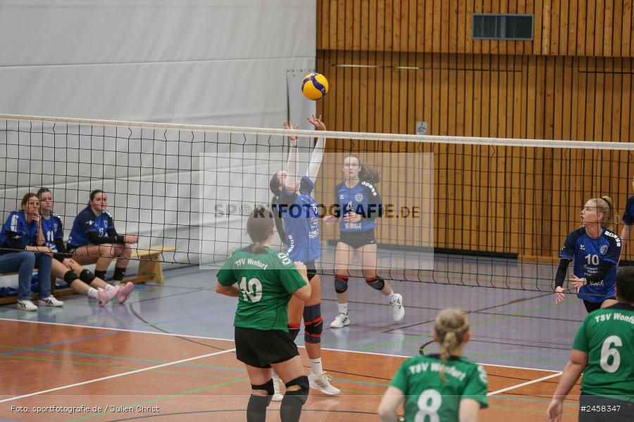 sport, action, WON, Volleyball, TSV Wonfurt, Marktheidenfeld, Main-Spessart-Halle, DJK Karbach, DJK, Bezirksliga Unterfranken, 07.12.2024 - Bild-ID: 2458347