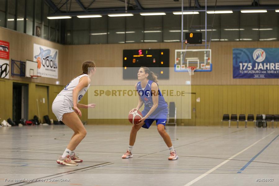 sport, action, Würzburg, TVM, TV Marktheidenfeld, TGW, TG Würzburg 2, Sportzentrum Feggrube, Regionalliga Damen HR-Nord, Basketball, 14.12.2024 - Bild-ID: 2458957 sport, action, Würzburg, TVM, TV Marktheidenfeld, TGW, TG Würzburg 2, Sportzentrum Feggrube, Regionalliga Damen HR-Nord, Basketball, 14.12.2024 - Bild-ID: 2458957