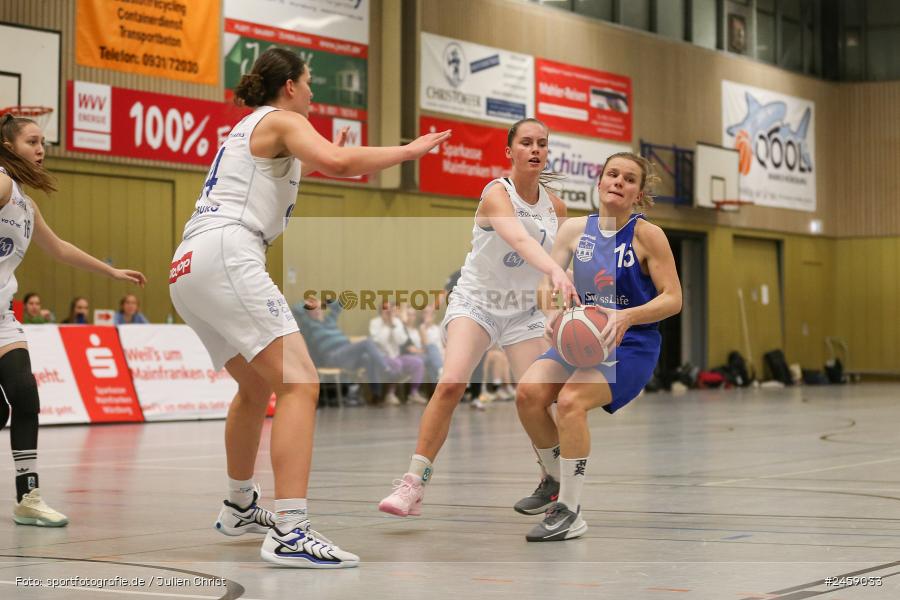 sport, action, Würzburg, TVM, TV Marktheidenfeld, TGW, TG Würzburg 2, Sportzentrum Feggrube, Regionalliga Damen HR-Nord, Basketball, 14.12.2024 - Bild-ID: 2459033