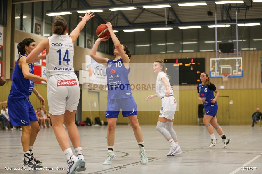 sport, action, Würzburg, TVM, TV Marktheidenfeld, TGW, TG Würzburg 2, Sportzentrum Feggrube, Regionalliga Damen HR-Nord, Basketball, 14.12.2024 - Bild-ID: 2459037