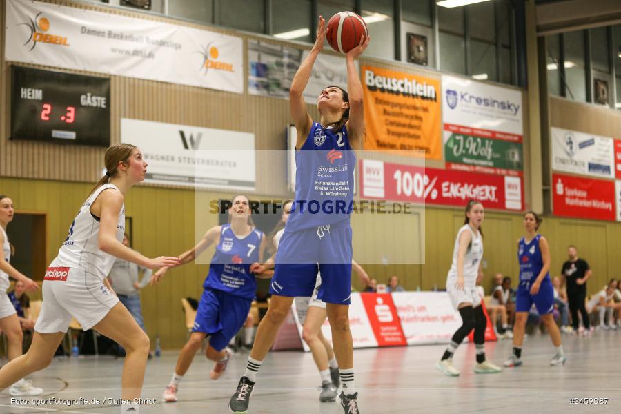 sport, action, Würzburg, TVM, TV Marktheidenfeld, TGW, TG Würzburg 2, Sportzentrum Feggrube, Regionalliga Damen HR-Nord, Basketball, 14.12.2024 - Bild-ID: 2459087
