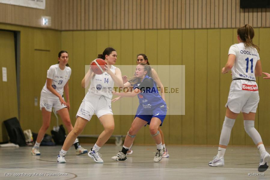 sport, action, Würzburg, TVM, TV Marktheidenfeld, TGW, TG Würzburg 2, Sportzentrum Feggrube, Regionalliga Damen HR-Nord, Basketball, 14.12.2024 - Bild-ID: 2459138