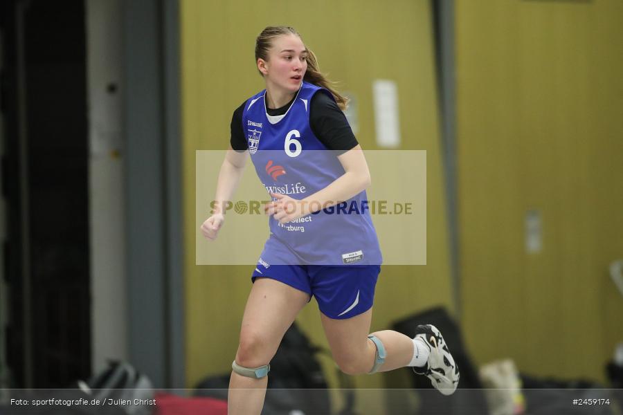 sport, action, Würzburg, TVM, TV Marktheidenfeld, TGW, TG Würzburg 2, Sportzentrum Feggrube, Regionalliga Damen HR-Nord, Basketball, 14.12.2024 - Bild-ID: 2459174