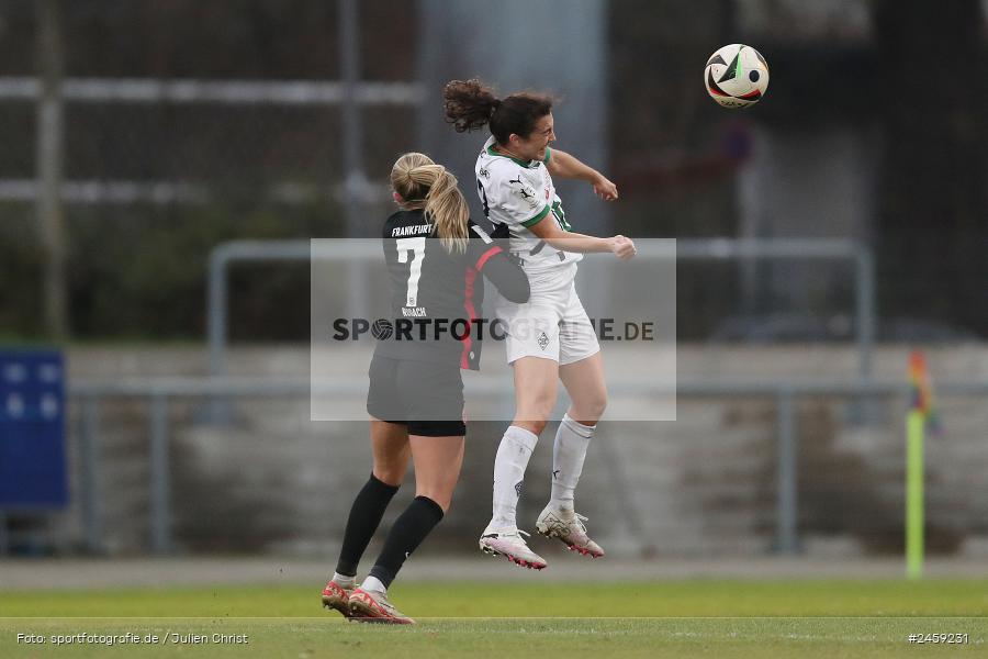 Stadion am Brentanobad, Frankfurt, 15.12.2024, sport, action, Fussball, DFB, 2. Frauen-Bundesliga, BMG, SGE, Borussia Mönchengladbach, Eintracht Frankfurt II - Bild-ID: 2459231