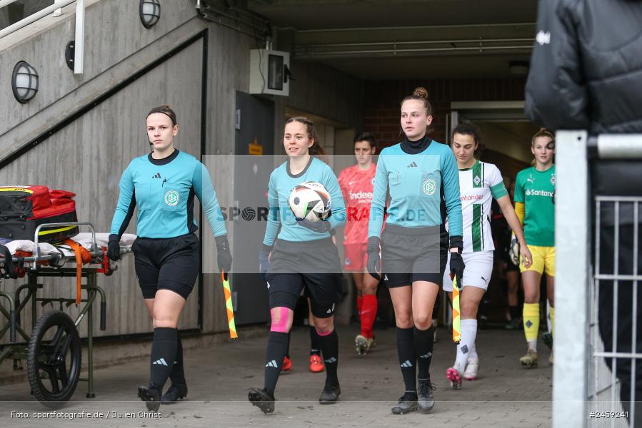 sport, action, Stadion am Brentanobad, SGE, Fussball, Frankfurt, Eintracht Frankfurt II, DFB, Borussia Mönchengladbach, BMG, 2. Frauen-Bundesliga, 15.12.2024 - Bild-ID: 2459241 sport, action, Stadion am Brentanobad, SGE, Fussball, Frankfurt, Eintracht Frankfurt II, DFB, Borussia Mönchengladbach, BMG, 2. Frauen-Bundesliga, 15.12.2024 - Bild-ID: 2459241