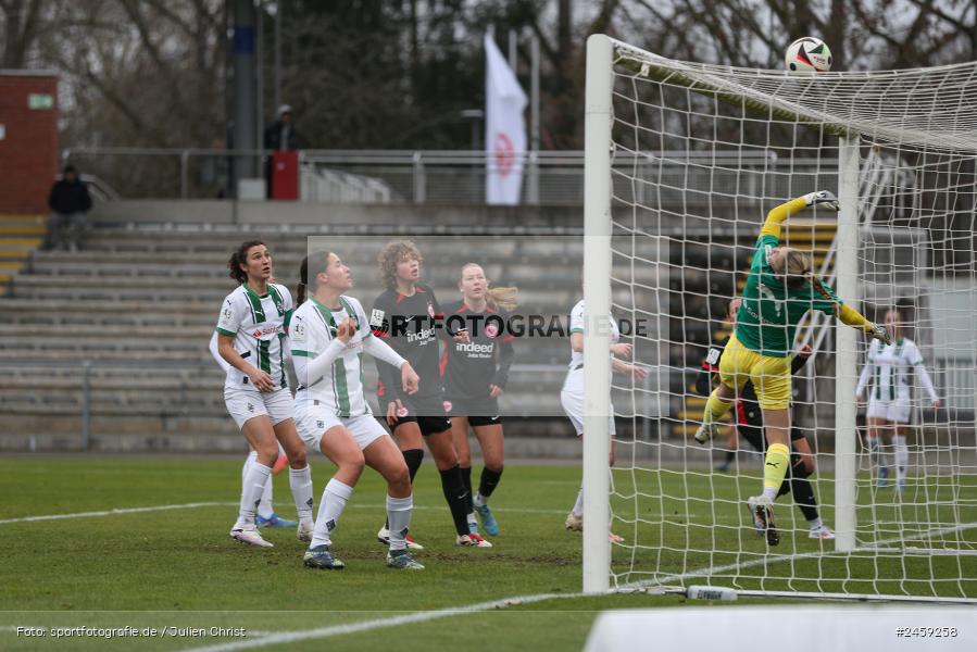sport, action, Stadion am Brentanobad, SGE, Fussball, Frankfurt, Eintracht Frankfurt II, DFB, Borussia Mönchengladbach, BMG, 2. Frauen-Bundesliga, 15.12.2024 - Bild-ID: 2459258 sport, action, Stadion am Brentanobad, SGE, Fussball, Frankfurt, Eintracht Frankfurt II, DFB, Borussia Mönchengladbach, BMG, 2. Frauen-Bundesliga, 15.12.2024 - Bild-ID: 2459258