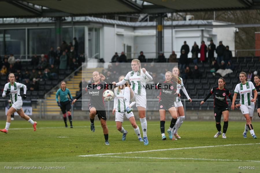 sport, action, Stadion am Brentanobad, SGE, Fussball, Frankfurt, Eintracht Frankfurt II, DFB, Borussia Mönchengladbach, BMG, 2. Frauen-Bundesliga, 15.12.2024 - Bild-ID: 2459262 sport, action, Stadion am Brentanobad, SGE, Fussball, Frankfurt, Eintracht Frankfurt II, DFB, Borussia Mönchengladbach, BMG, 2. Frauen-Bundesliga, 15.12.2024 - Bild-ID: 2459262