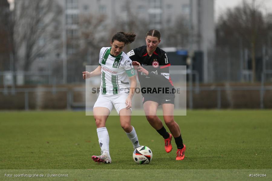 sport, action, Stadion am Brentanobad, SGE, Fussball, Frankfurt, Eintracht Frankfurt II, DFB, Borussia Mönchengladbach, BMG, 2. Frauen-Bundesliga, 15.12.2024 - Bild-ID: 2459284 sport, action, Stadion am Brentanobad, SGE, Fussball, Frankfurt, Eintracht Frankfurt II, DFB, Borussia Mönchengladbach, BMG, 2. Frauen-Bundesliga, 15.12.2024 - Bild-ID: 2459284