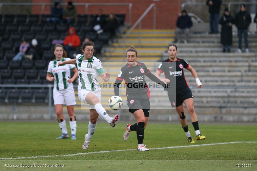 sport, action, Stadion am Brentanobad, SGE, Fussball, Frankfurt, Eintracht Frankfurt II, DFB, Borussia Mönchengladbach, BMG, 2. Frauen-Bundesliga, 15.12.2024 - Bild-ID: 2459299 sport, action, Stadion am Brentanobad, SGE, Fussball, Frankfurt, Eintracht Frankfurt II, DFB, Borussia Mönchengladbach, BMG, 2. Frauen-Bundesliga, 15.12.2024 - Bild-ID: 2459299
