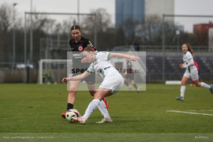 sport, action, Stadion am Brentanobad, SGE, Fussball, Frankfurt, Eintracht Frankfurt II, DFB, Borussia Mönchengladbach, BMG, 2. Frauen-Bundesliga, 15.12.2024 - Bild-ID: 2459304 sport, action, Stadion am Brentanobad, SGE, Fussball, Frankfurt, Eintracht Frankfurt II, DFB, Borussia Mönchengladbach, BMG, 2. Frauen-Bundesliga, 15.12.2024 - Bild-ID: 2459304