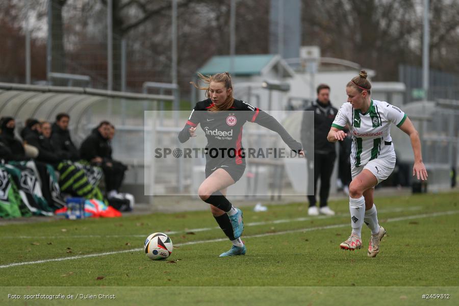 sport, action, Stadion am Brentanobad, SGE, Fussball, Frankfurt, Eintracht Frankfurt II, DFB, Borussia Mönchengladbach, BMG, 2. Frauen-Bundesliga, 15.12.2024 - Bild-ID: 2459312 sport, action, Stadion am Brentanobad, SGE, Fussball, Frankfurt, Eintracht Frankfurt II, DFB, Borussia Mönchengladbach, BMG, 2. Frauen-Bundesliga, 15.12.2024 - Bild-ID: 2459312