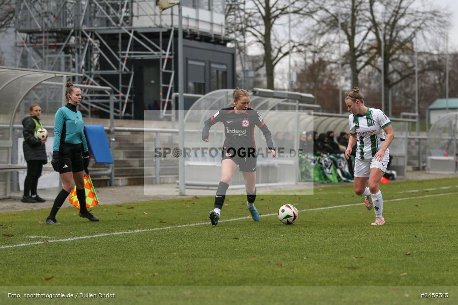 sport, action, Stadion am Brentanobad, SGE, Fussball, Frankfurt, Eintracht Frankfurt II, DFB, Borussia Mönchengladbach, BMG, 2. Frauen-Bundesliga, 15.12.2024 - Bild-ID: 2459313 sport, action, Stadion am Brentanobad, SGE, Fussball, Frankfurt, Eintracht Frankfurt II, DFB, Borussia Mönchengladbach, BMG, 2. Frauen-Bundesliga, 15.12.2024 - Bild-ID: 2459313