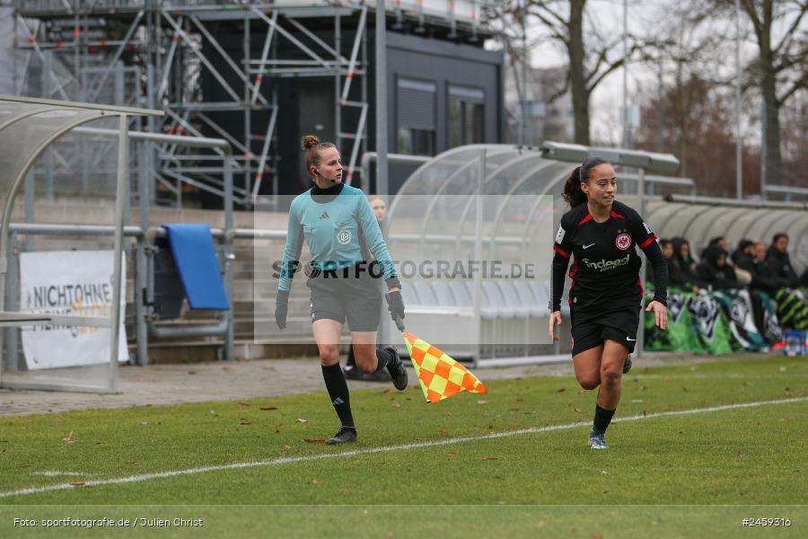 sport, action, Stadion am Brentanobad, SGE, Fussball, Frankfurt, Eintracht Frankfurt II, DFB, Borussia Mönchengladbach, BMG, 2. Frauen-Bundesliga, 15.12.2024 - Bild-ID: 2459316
