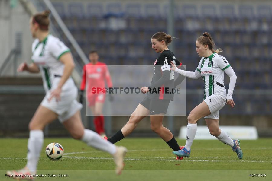 sport, action, Stadion am Brentanobad, SGE, Fussball, Frankfurt, Eintracht Frankfurt II, DFB, Borussia Mönchengladbach, BMG, 2. Frauen-Bundesliga, 15.12.2024 - Bild-ID: 2459339 sport, action, Stadion am Brentanobad, SGE, Fussball, Frankfurt, Eintracht Frankfurt II, DFB, Borussia Mönchengladbach, BMG, 2. Frauen-Bundesliga, 15.12.2024 - Bild-ID: 2459339