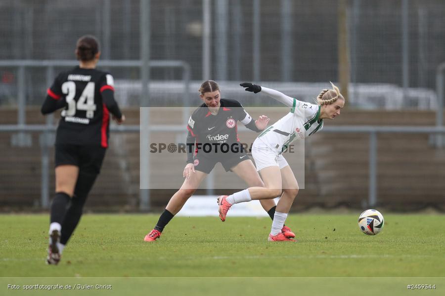 sport, action, Stadion am Brentanobad, SGE, Fussball, Frankfurt, Eintracht Frankfurt II, DFB, Borussia Mönchengladbach, BMG, 2. Frauen-Bundesliga, 15.12.2024 - Bild-ID: 2459344