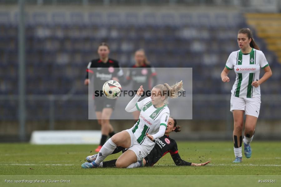 sport, action, Stadion am Brentanobad, SGE, Fussball, Frankfurt, Eintracht Frankfurt II, DFB, Borussia Mönchengladbach, BMG, 2. Frauen-Bundesliga, 15.12.2024 - Bild-ID: 2459361 sport, action, Stadion am Brentanobad, SGE, Fussball, Frankfurt, Eintracht Frankfurt II, DFB, Borussia Mönchengladbach, BMG, 2. Frauen-Bundesliga, 15.12.2024 - Bild-ID: 2459361