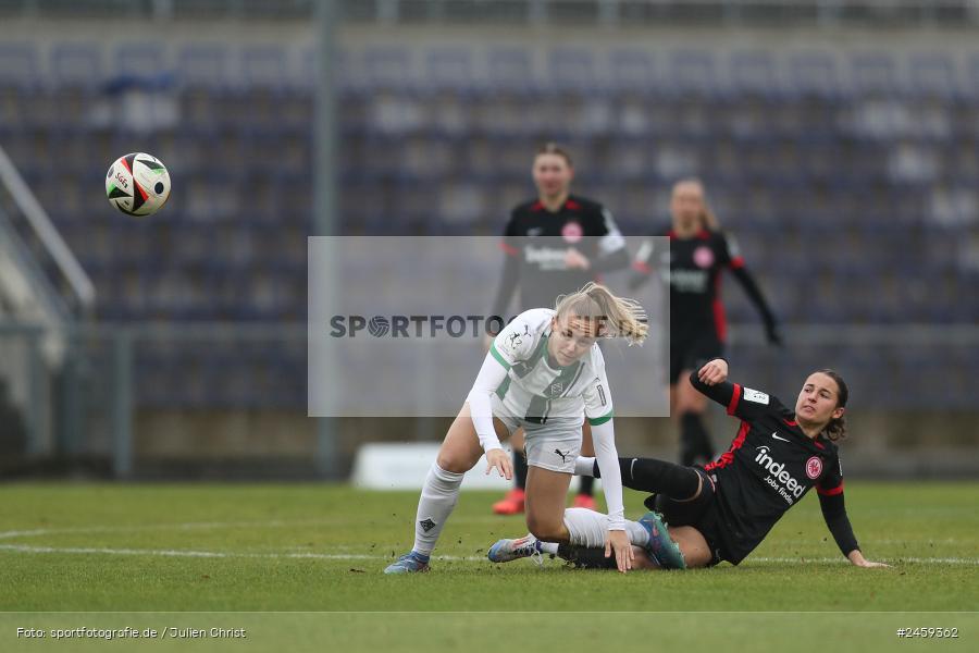 sport, action, Stadion am Brentanobad, SGE, Fussball, Frankfurt, Eintracht Frankfurt II, DFB, Borussia Mönchengladbach, BMG, 2. Frauen-Bundesliga, 15.12.2024 - Bild-ID: 2459362 sport, action, Stadion am Brentanobad, SGE, Fussball, Frankfurt, Eintracht Frankfurt II, DFB, Borussia Mönchengladbach, BMG, 2. Frauen-Bundesliga, 15.12.2024 - Bild-ID: 2459362