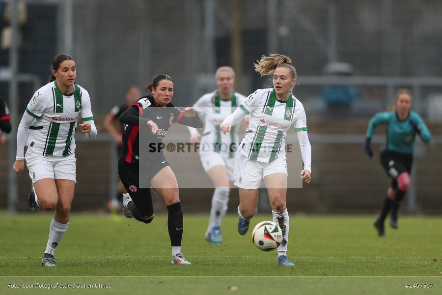 sport, action, Stadion am Brentanobad, SGE, Fussball, Frankfurt, Eintracht Frankfurt II, DFB, Borussia Mönchengladbach, BMG, 2. Frauen-Bundesliga, 15.12.2024 - Bild-ID: 2459367