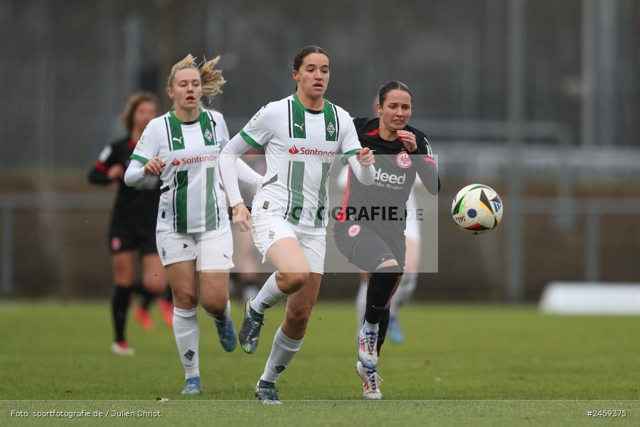sport, action, Stadion am Brentanobad, SGE, Fussball, Frankfurt, Eintracht Frankfurt II, DFB, Borussia Mönchengladbach, BMG, 2. Frauen-Bundesliga, 15.12.2024 - Bild-ID: 2459375