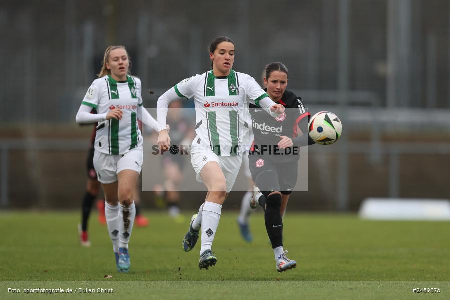 sport, action, Stadion am Brentanobad, SGE, Fussball, Frankfurt, Eintracht Frankfurt II, DFB, Borussia Mönchengladbach, BMG, 2. Frauen-Bundesliga, 15.12.2024 - Bild-ID: 2459376