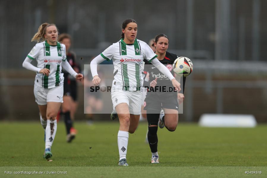 sport, action, Stadion am Brentanobad, SGE, Fussball, Frankfurt, Eintracht Frankfurt II, DFB, Borussia Mönchengladbach, BMG, 2. Frauen-Bundesliga, 15.12.2024 - Bild-ID: 2459378 sport, action, Stadion am Brentanobad, SGE, Fussball, Frankfurt, Eintracht Frankfurt II, DFB, Borussia Mönchengladbach, BMG, 2. Frauen-Bundesliga, 15.12.2024 - Bild-ID: 2459378