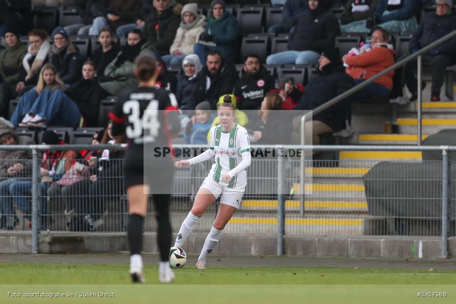 sport, action, Stadion am Brentanobad, SGE, Fussball, Frankfurt, Eintracht Frankfurt II, DFB, Borussia Mönchengladbach, BMG, 2. Frauen-Bundesliga, 15.12.2024 - Bild-ID: 2459388
